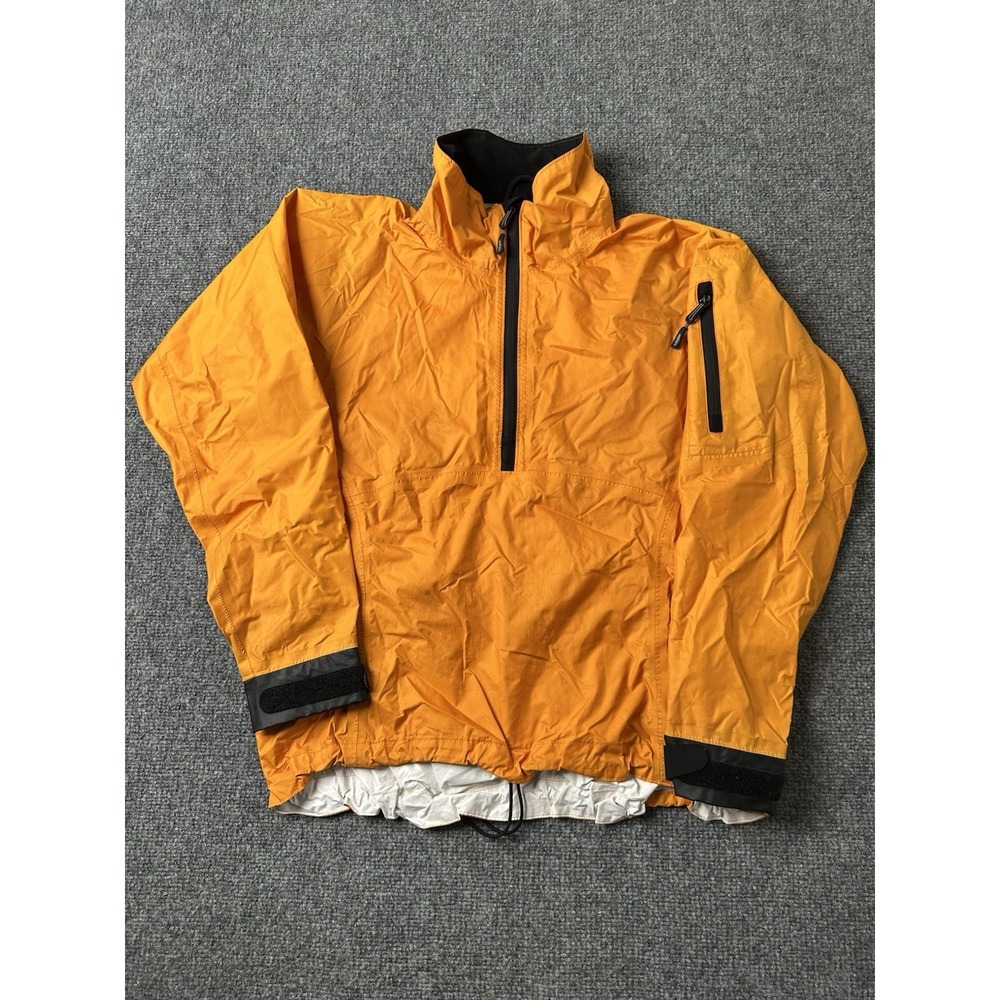 Mens Kokatat Orange Half Zip Kayak Paddling Jacket, Size M
